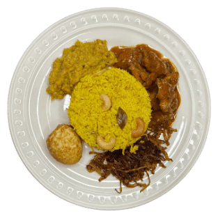 yellow rice meal sri lanka